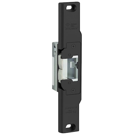 Adams Rite Electric Strike, Aluminum, Black Anodized, For Use With: Narrow Stile Rim Exit Devices 74R2-119